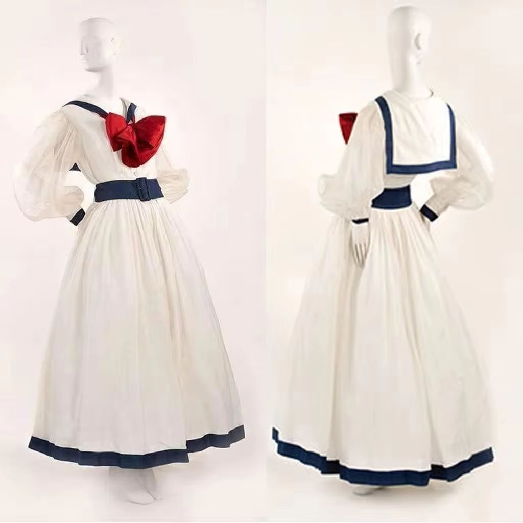 Evening Gown - Gaun Pesta Kostum Victoria Abad 1900