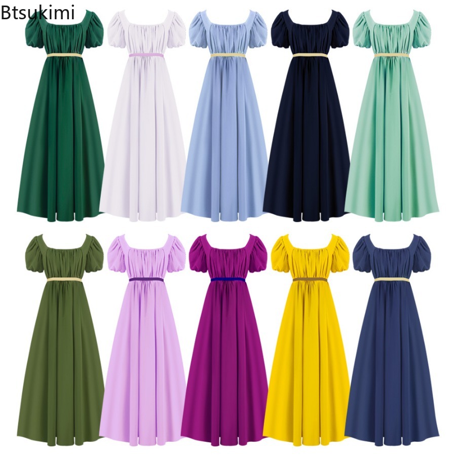 Evening Gown - Gaun Malam Bergaya Vintage Regency, Gaun