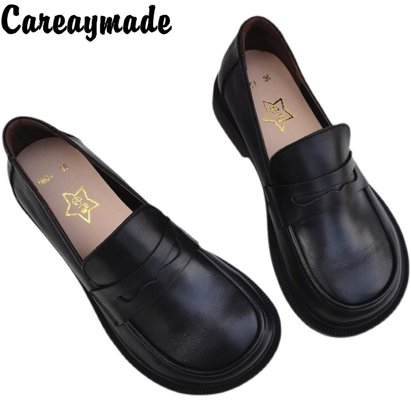 Womens Heels - Careaymade-Sepatu Kasual Wanita Sepatu Oxford Selip