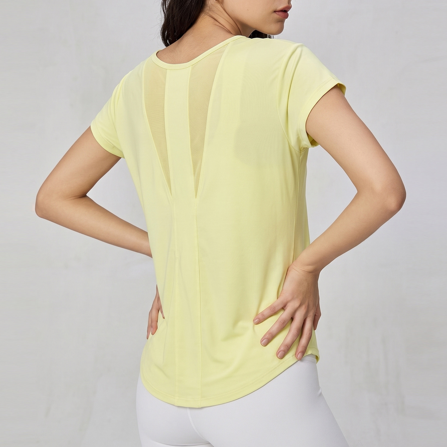 Silk Blouse - Kaos Yoga Lengan Pendek Bahan Sutra