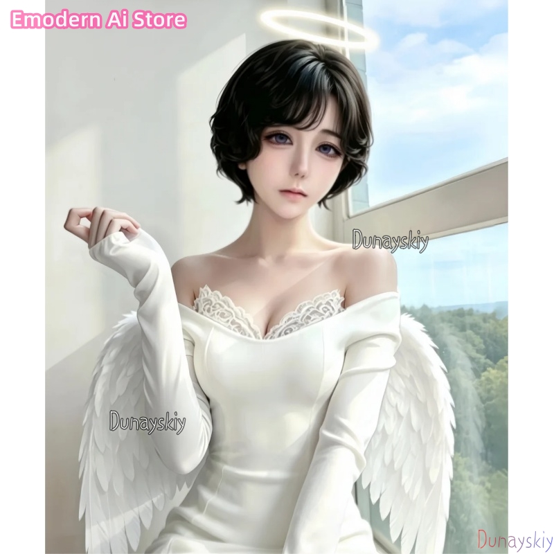 Evening Gown - Gaun Malam Off-Shoulder Fashion Malaikat Setan