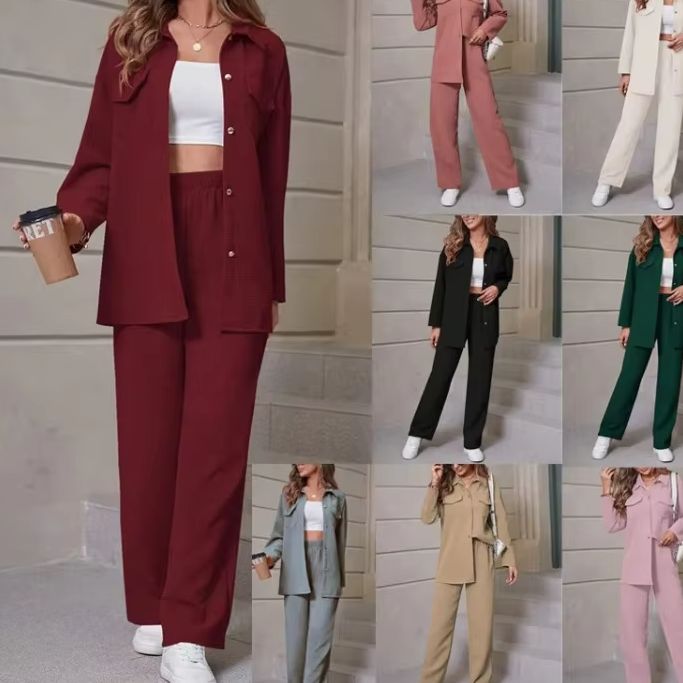 Womens Blazer - Setelan Dua Potong Musim Semi dan