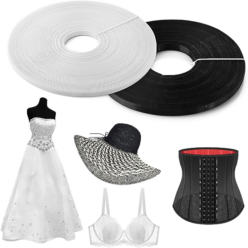 Wedding Dress - Boning Poliester untuk Menjahit, Boning Putih
