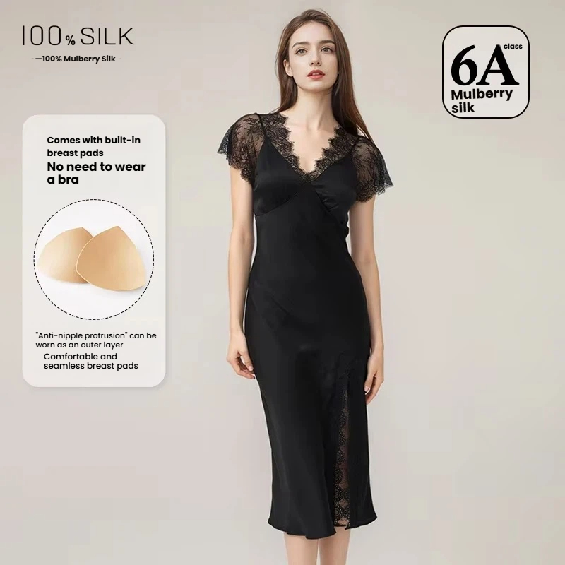 Lace Dress - Gaun Tidur Wanita Seksi Berbahan Sutra