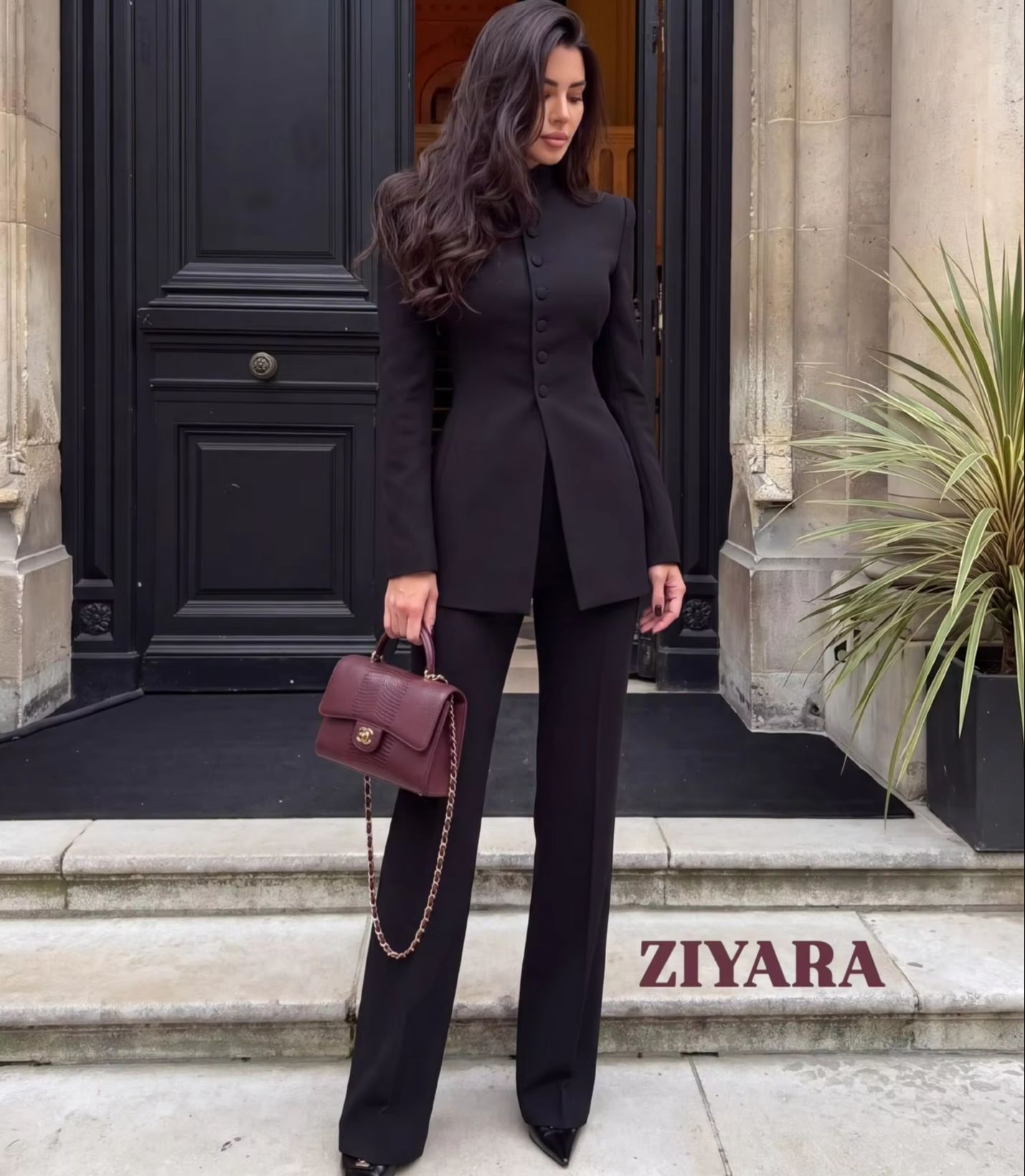 Womens Blazer - Setelan 2 Potong Wanita, Blazer Panjang