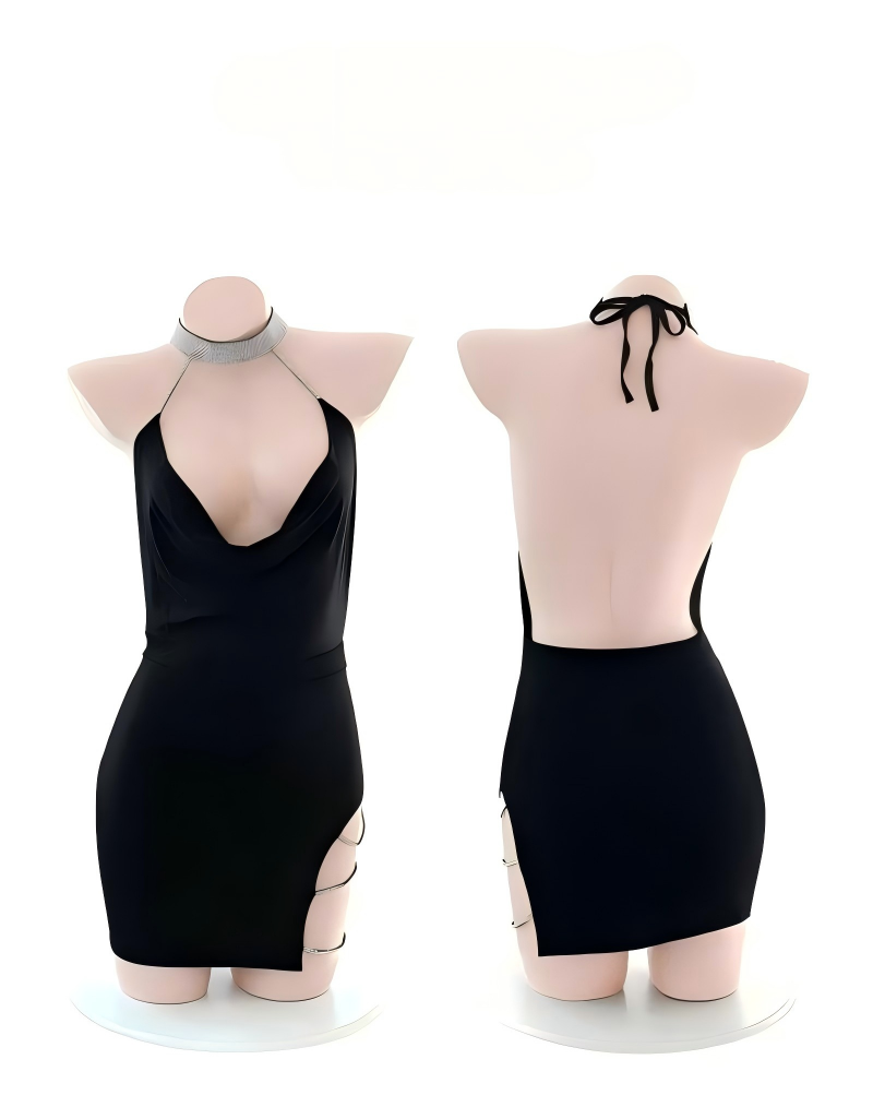 Lace Dress - Pakaian dalam seksi tanpa tali, ukuran