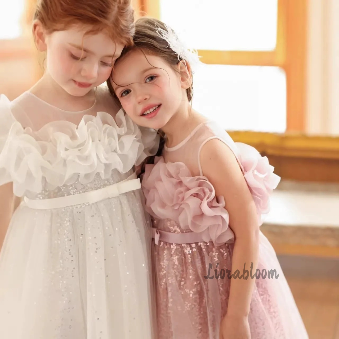 Formal Skirt - Gaun Formal Tulle Bergelombang Warna Pink