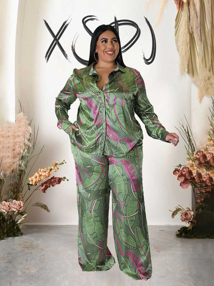 Silk Blouse - Pakaian wanita lengan panjang, set 2