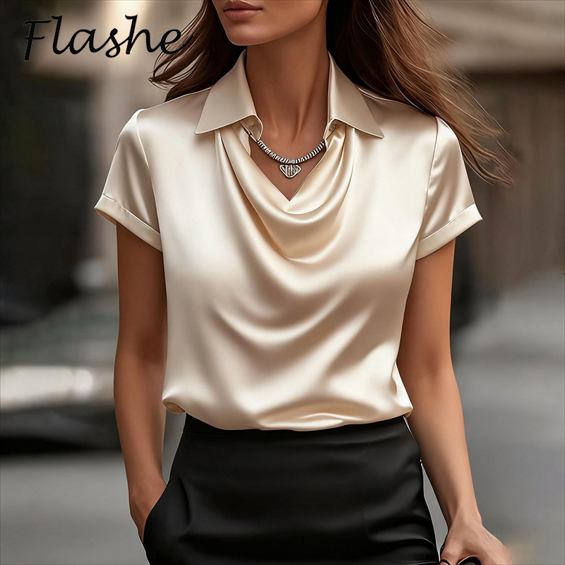 Silk Blouse - Kemeja Satin Wanita dan Blus Wanita