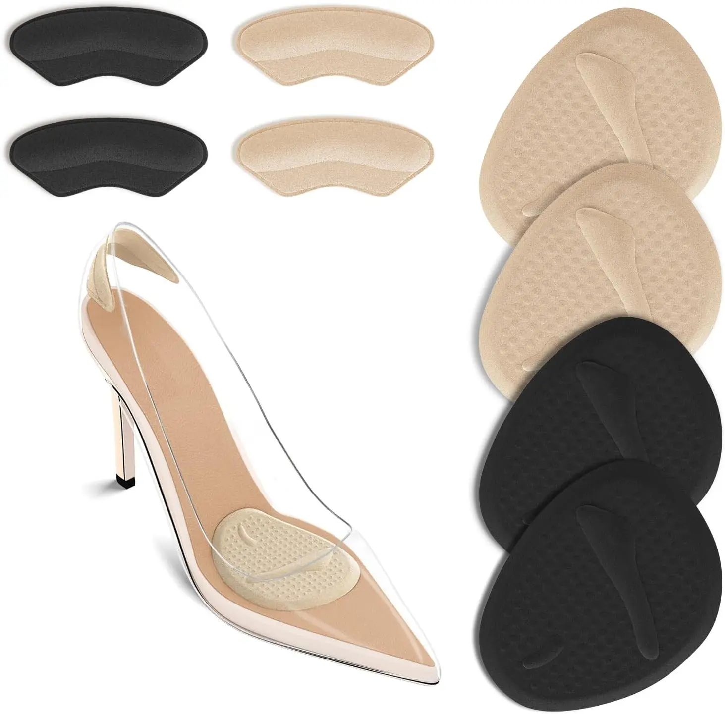 Womens Heels - 2 Set Bantalan Tumit, Bantalan Bola