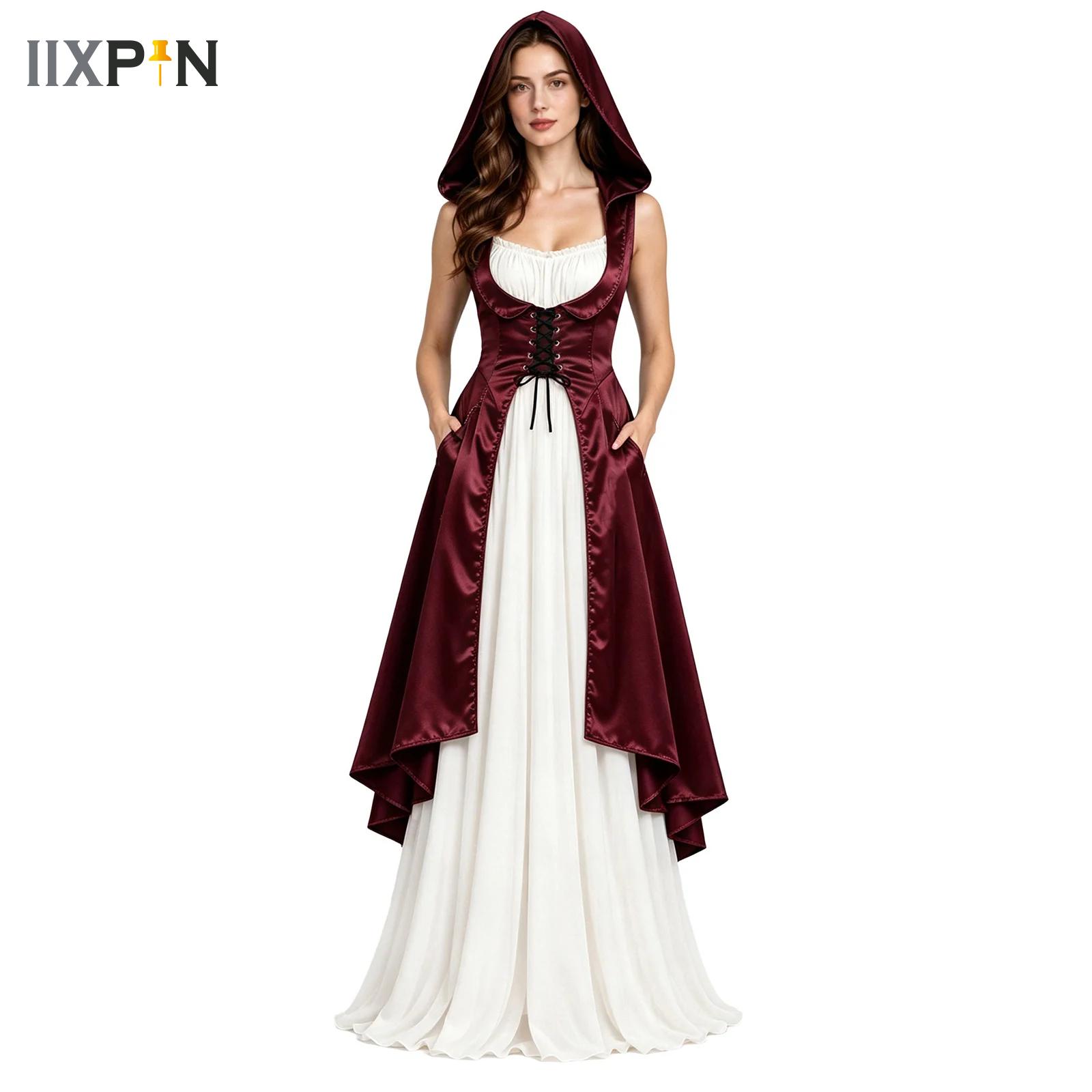 Lace Dress - Kostum Renaisans Wanita, Kostum Halloween untuk