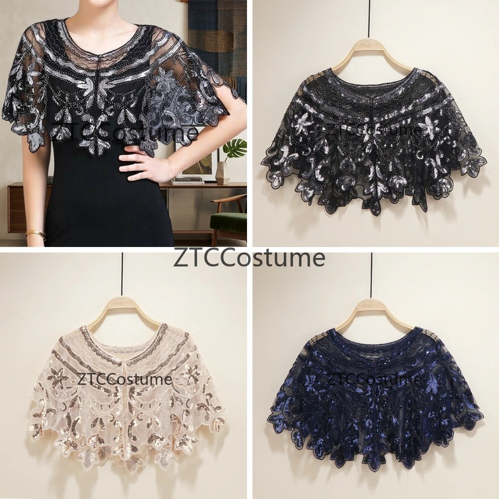 Evening Gown - Gaun Flapper Vintage Tahun 1920-an dengan