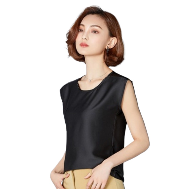 Silk Blouse - Rompi sutra seksi wanita tanpa lengan