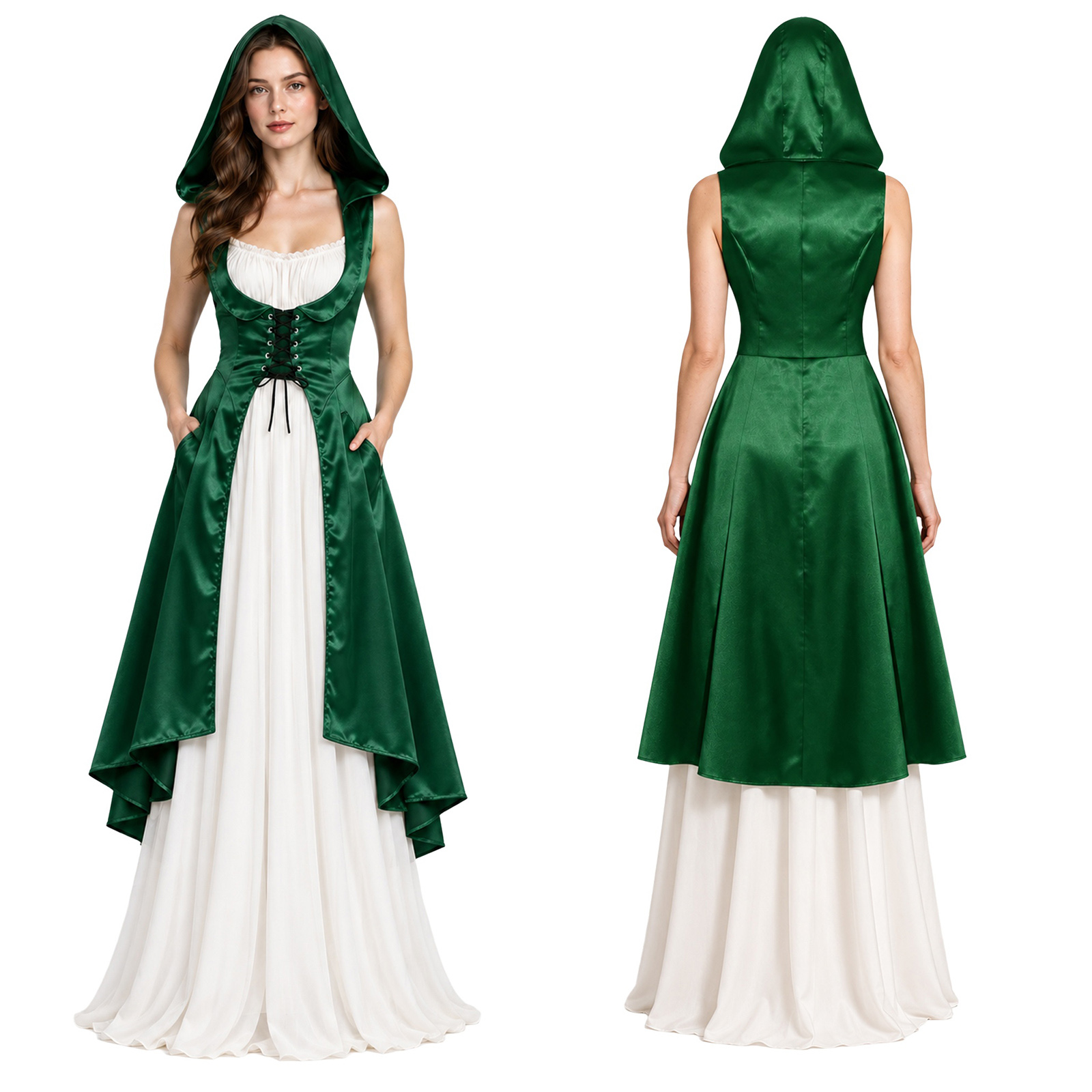 Gaun dengan potongan tinggi-re - Lace Dress ulasan dan harga