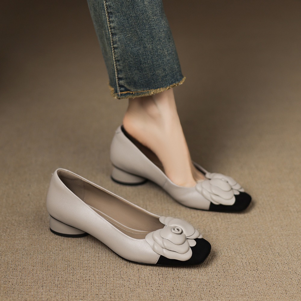 Sepatu Fashion Flower Single S - Womens Heels ulasan dan harga