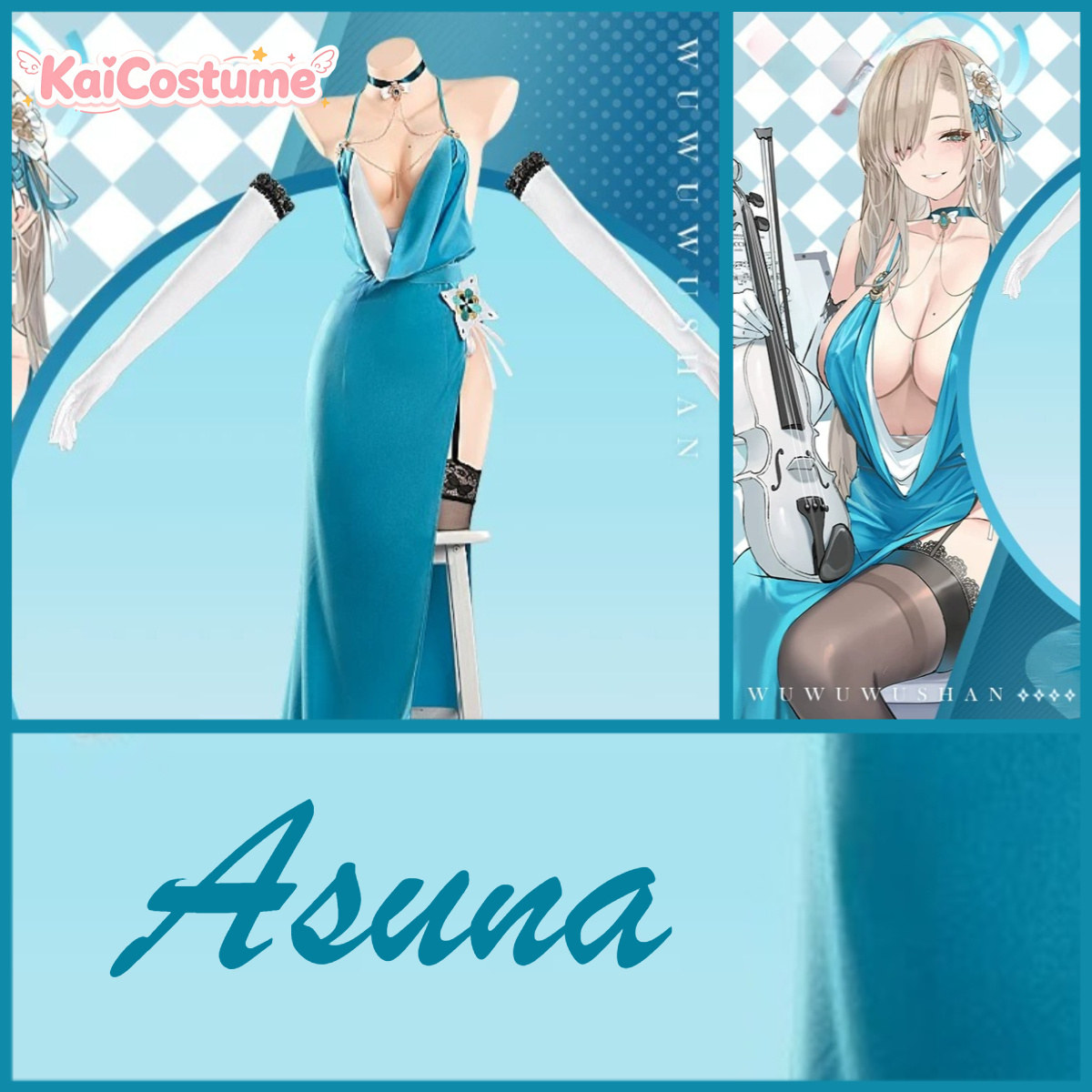 Blue Archive Asuna Gaun Malam  - Evening Gown ulasan dan harga