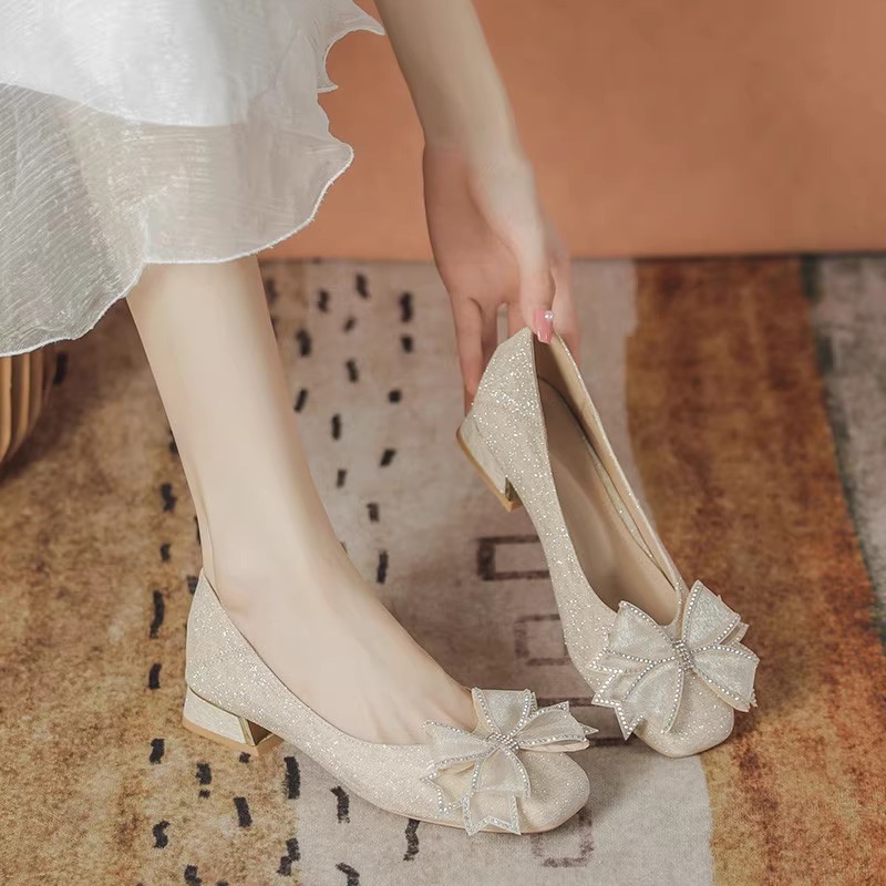 Sepatu Pernikahan Atasan Renda - Womens Heels ulasan dan harga