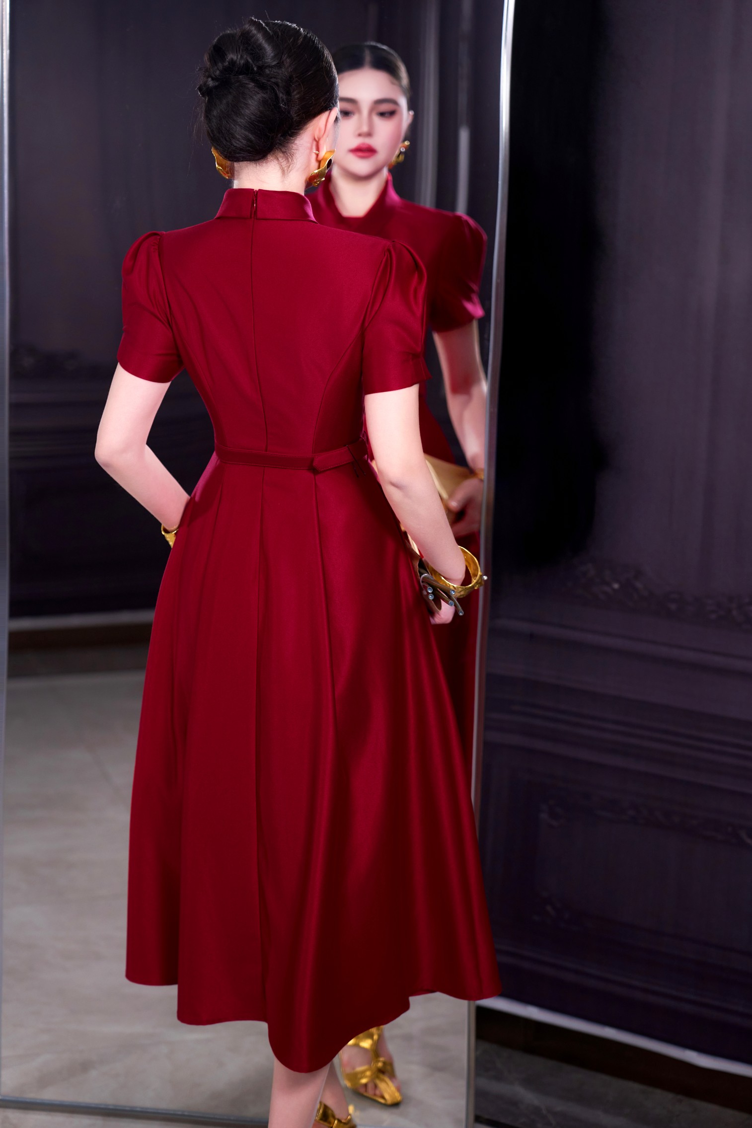 ZJYT Gaun Wanita Merah Tren 20 - Women'S Red Formal Wear ulasan dan harga