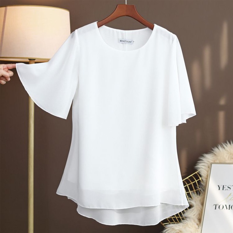 Blus Sutra Ukuran Besar Elegan - Silk Blouse ulasan dan harga