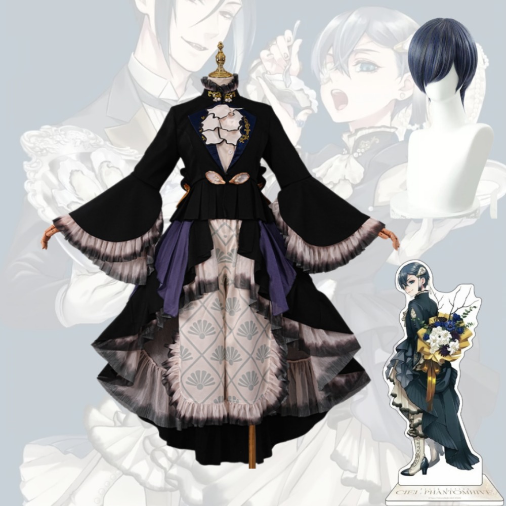 Kostum Cosplay Black Butler Ci - Formal Skirt ulasan dan harga