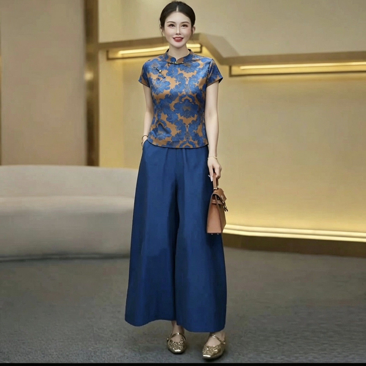 Setelan Sutra Musim Panas, Kem - Silk Blouse ulasan dan harga