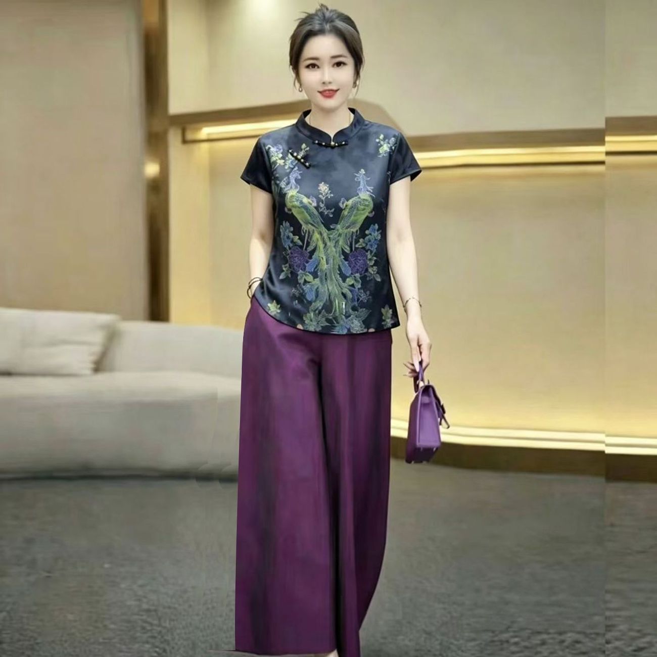 Setelan Sutra Musim Panas, Kem - Silk Blouse ulasan dan harga