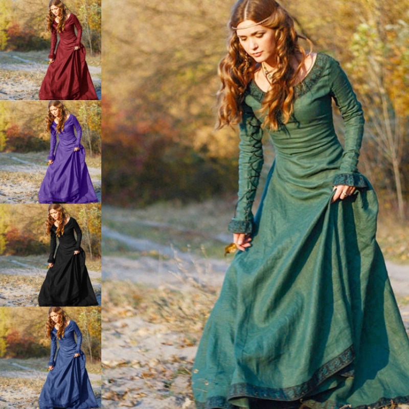 Gaun Panjang Abad Pertengahan  - Lace Dress ulasan dan harga