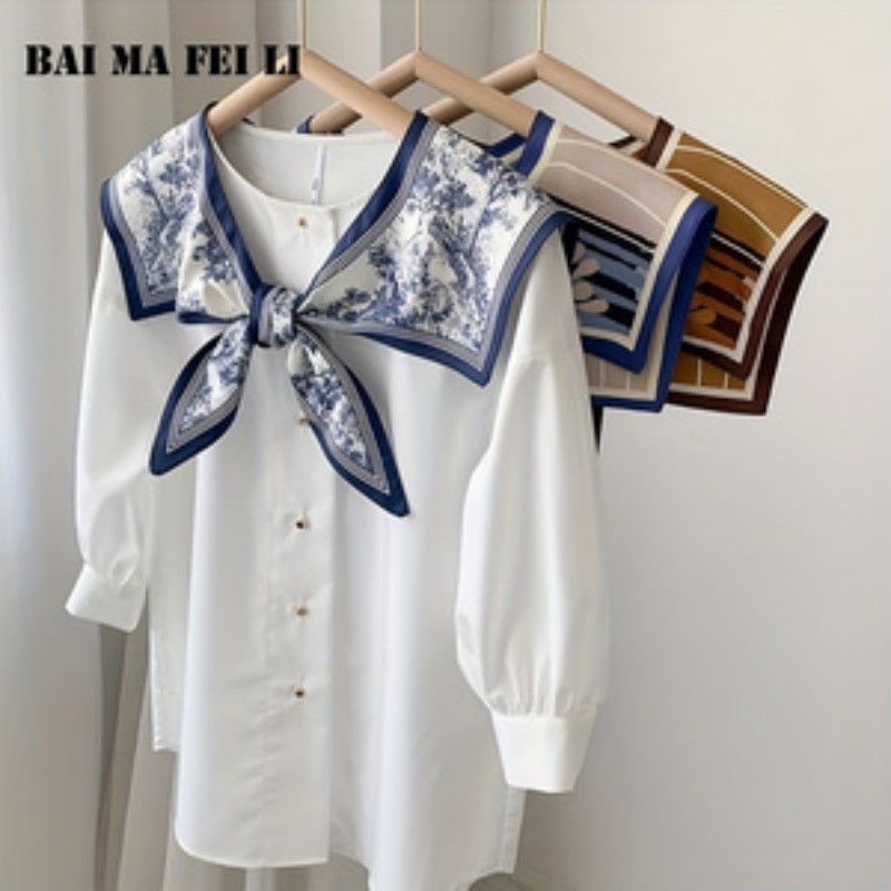 Syal Sutra Serbaguna Wanita un - Silk Blouse ulasan dan harga