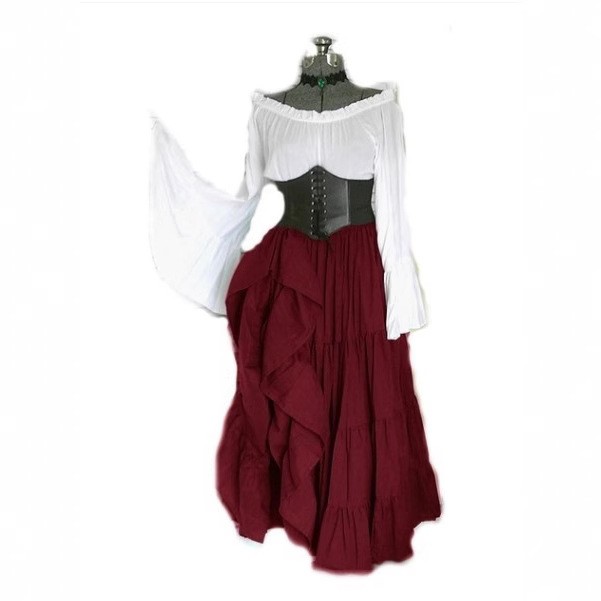 Gaun Lengan Panjang Pinggang T - Midi Dress ulasan dan harga