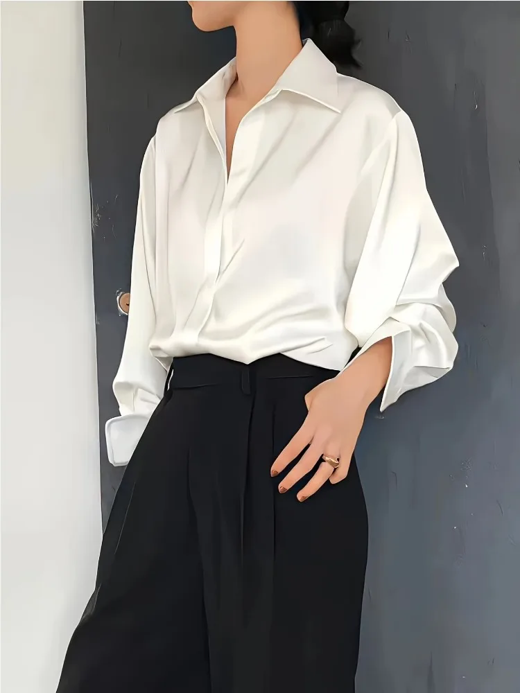 Kemeja Sutra Wanita Kasual Uku - Silk Blouse ulasan dan harga