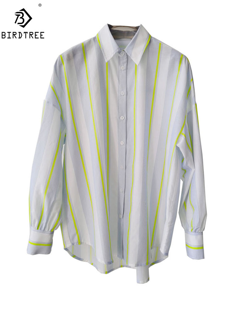 BirdTree, Kemeja Elegan Sutra  - Silk Blouse ulasan dan harga