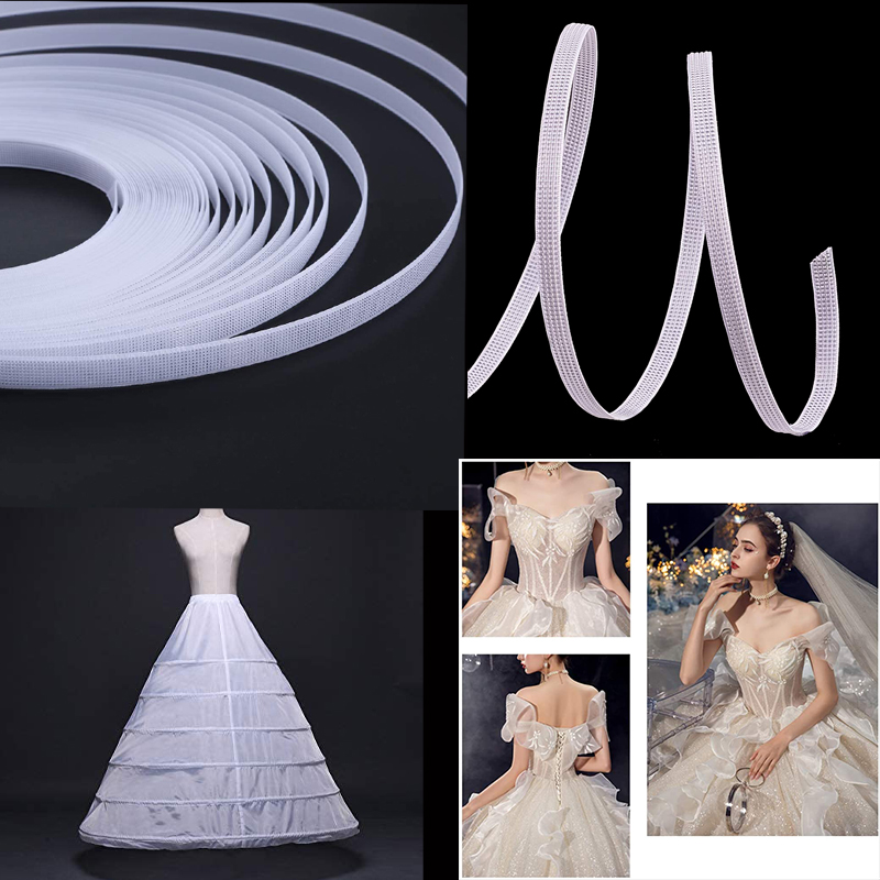 Boning Poliester Transparan 20 - Wedding Dress ulasan dan harga