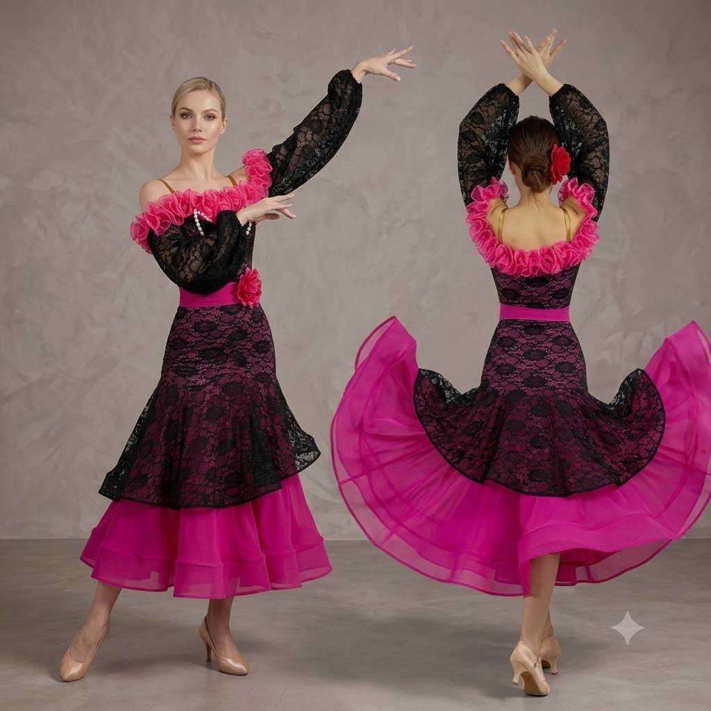 Gaun Dansa Wanita Warna Merah  - Women'S Red Formal Wear ulasan dan harga