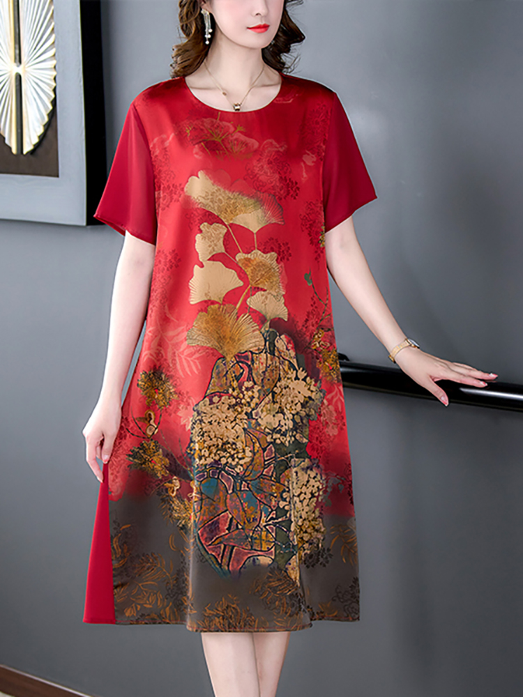 Gaun pernikahan mewah motif bu - Women'S Red Formal Wear ulasan dan harga