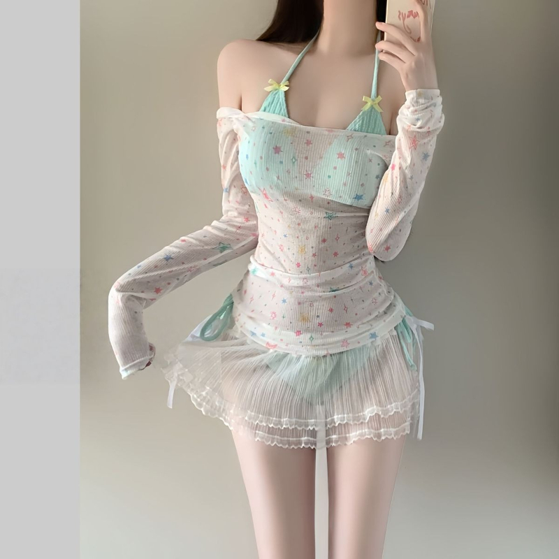 Set Bikini Lengan Panjang Wani - Womens Suit ulasan dan harga