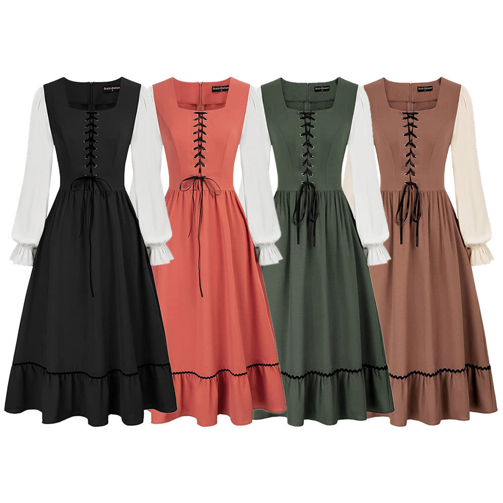 Gaun Midi Vintage Wanita Berga - Midi Dress ulasan dan harga