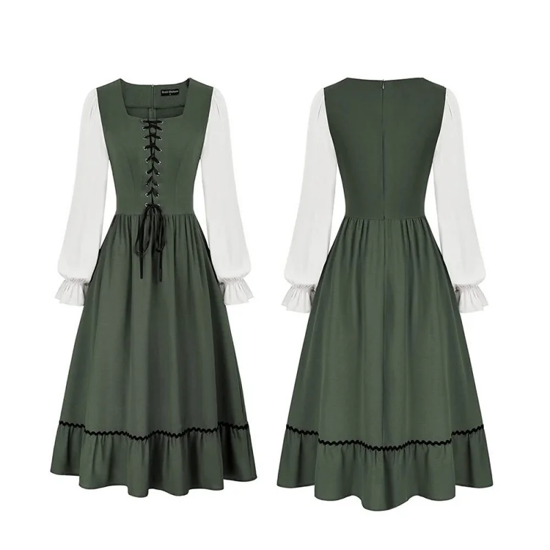 Gaun Midi Vintage Wanita Berga - Midi Dress ulasan dan harga