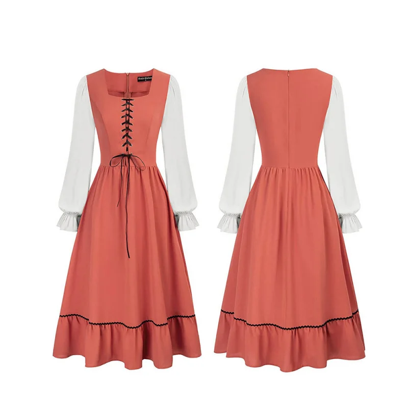 Gaun Midi Vintage Wanita Berga - Midi Dress ulasan dan harga