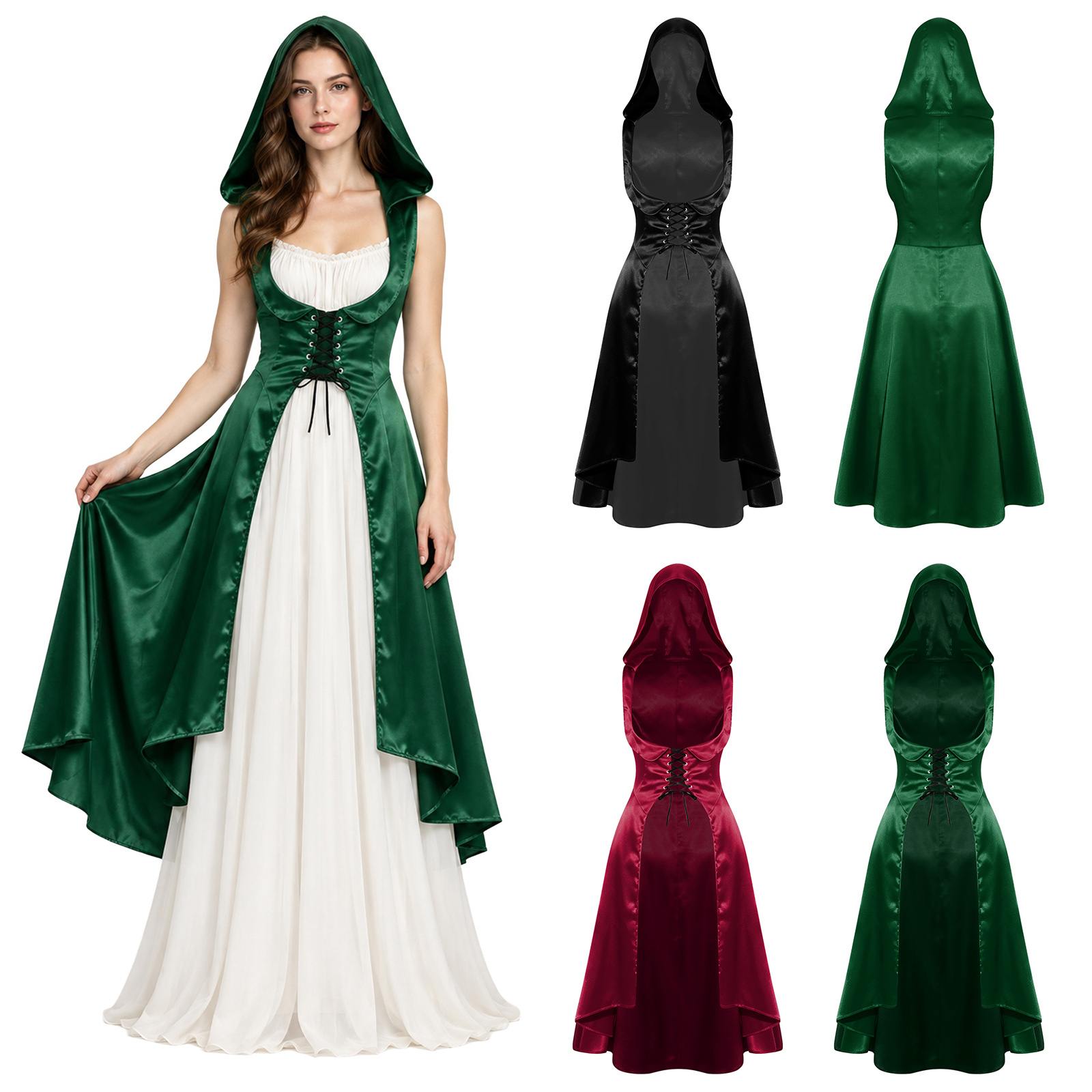 Kostum Renaisans Wanita, Kostu - Lace Dress ulasan dan harga