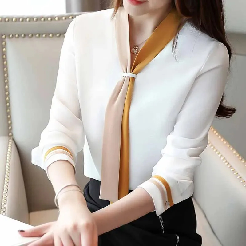 Kemeja kantor lengan panjang m - Silk Blouse ulasan dan harga