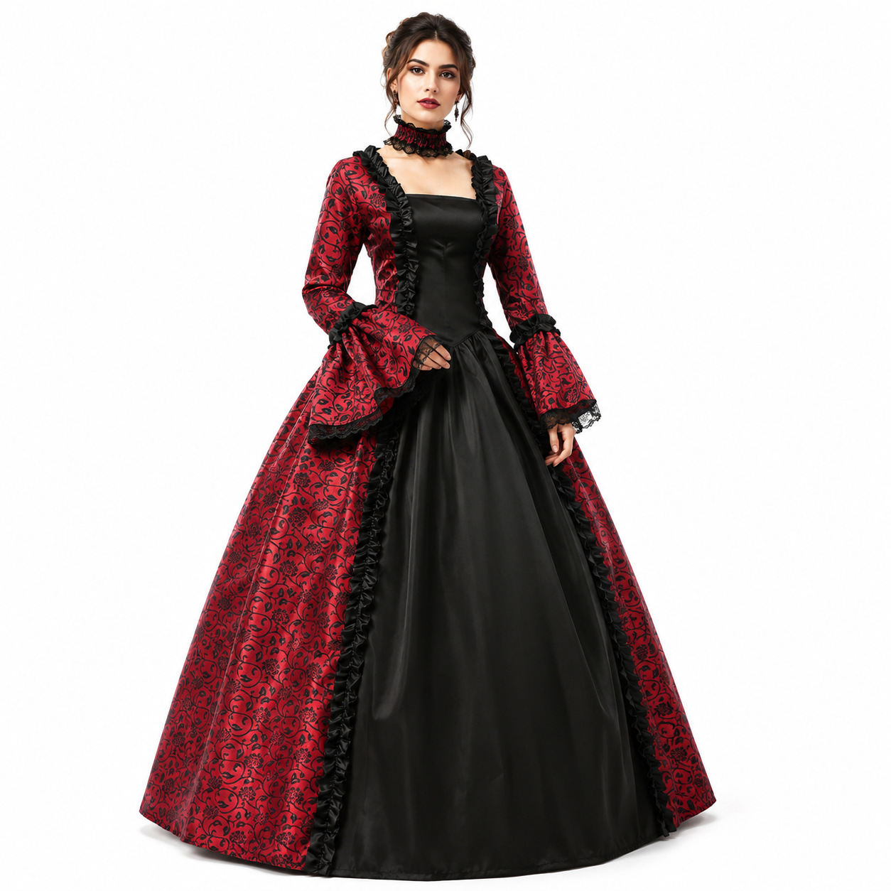 Gaun bergaya Gotik Abad Perten - Lace Dress ulasan dan harga