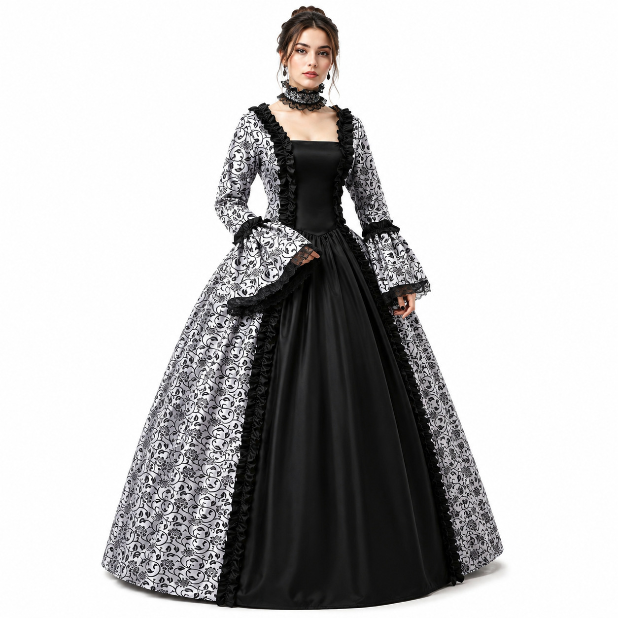 Gaun bergaya Gotik Abad Perten - Lace Dress ulasan dan harga