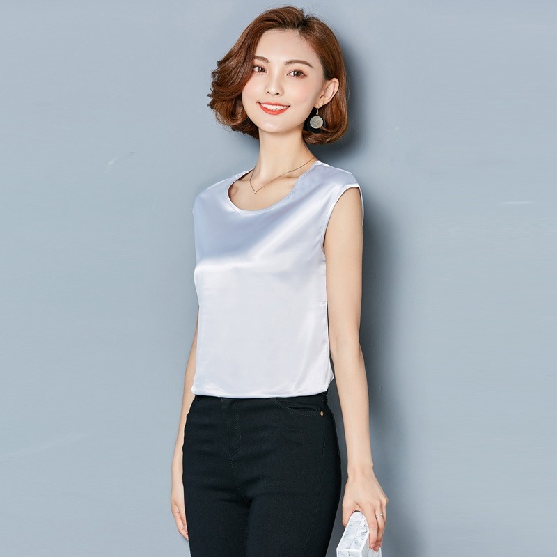 Rompi sutra seksi wanita tanpa - Silk Blouse ulasan dan harga