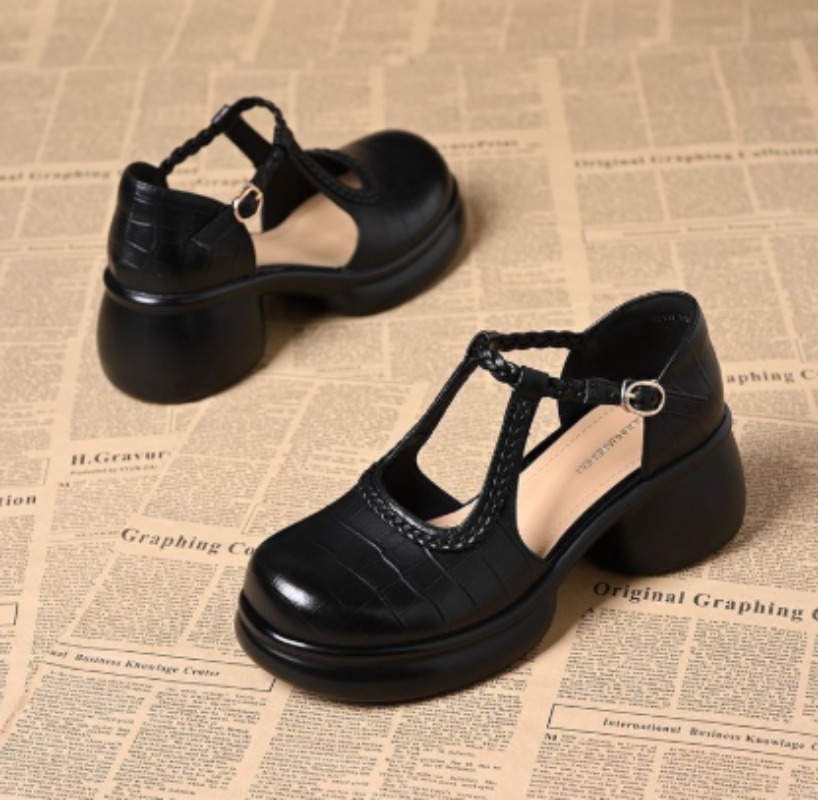 Sandal Mary Jane Wanita Warna  - Womens Heels ulasan dan harga