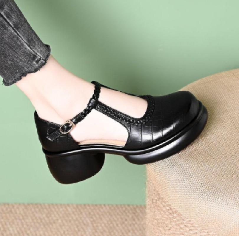 Sandal Mary Jane Wanita Warna  - Womens Heels ulasan dan harga
